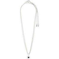 Pilgrim Act Recycled Necklace 2-In-1 Silver-Plated