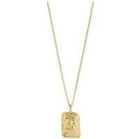 Pilgrim Sagittarius Zodiac Sign Necklace, Gold-Plated