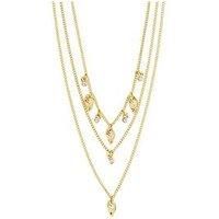 Pilgrim Jules Necklace Gold-Plated