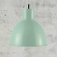 Pop Indoor Living Dining Pendant Ceiling Light in Green (Diam) 21.5cm