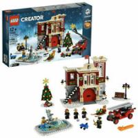 LEGO 10263 Creator Expert Winter Village Fire Station Building Kit, Multicolour