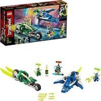 LEGO 71709 NINJAGO Jay and Lloyd's Velocity Racers with Plane and Bike Speeders, Prime Empire Racing Vehicles