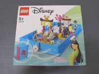 LEGO 43174 Disney Princess Mulan's Storybook Adventures Playset with Khan the Horse Figure, Portable Travel Case Toy