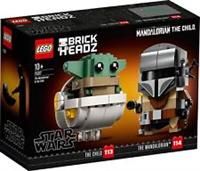 LEGO 75317 BrickHeadz Star Wars The Mandalorian & The Child Baby Yoda Collectable Model B