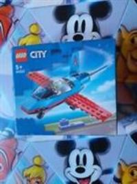 LEGO 60323 City Great Vehicles Stunt Plane Jet Aeroplane Toy with Pilot Minifigure2022 Building Set for Kids 5 Years Old