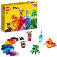 LEGO 11017 Classic Creative Monsters Set 140 Pieces 5 Mini Builds Ages 4+