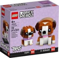 £ LEGO Brickheadz Pets St. Bernard & Puppy Set 40543 Brand New & Sealed