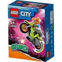 LEGO 60356 City Stuntz Bear Stunt Bike, Flywheel-Powered Motorbike Toy to Perform Jumps and Tricks, Toys for Kids, Boys & Girls Age 5 Plus, Small Gift or Extension Set