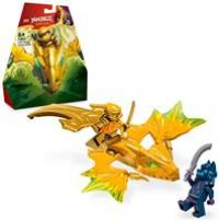 LEGO NINJAGO Arin’s Rising Dragon Strike Toy, Yellow Ninja Figure Set for 6 Plus Year Old Boys, Girls & Kids, with Arin Minifigure and Katana Sword Accessory, Role-Play Building Toys, Gift Idea 71803