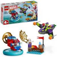 LEGO Marvel Spidey and his Amazing Friends Spidey vs. Green Goblin Super Hero Building Toy with Minifigures, Gift for 4 Plus Year Old Kids, Boys, Girls & Fans of Spider-Man and Cool Vehicles 10793