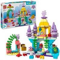 LEGO DUPLO | Disney Ariel’s Magical Underwater Palace, The Little Mermaid Building Toy for 2 Plus Year Old Toddlers, Girls & Boys, Castle Set with Figures, Educational Learning Toys, Gift Idea 10435