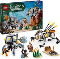 LEGO Horizon Adventures Aloy & Varl vs. Shell-Walker & Sawtooth Building Toy Set with Machine Monsters and Minifigures, Creative Gift for 9+ Year Old Boys, Girls and Gamers 77037