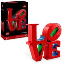 LEGO Art LOVE Building Set, Model Kit for Adults to Build, Great as a Home Office Decor Piece or Engagement Gift for Couples, Valentine/'s Day Decoration for Her or Him 31214