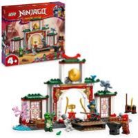 LEGO NINJAGO Ninja Spinjitzu Temple - Toy Playset with 4 Minifigures & a Dragon Figure, Building Set Incluse a Treehouse and Weapon Accessories - Birthday Gift for 4+ Year Old Boys & Girls 71831