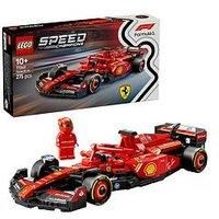 LEGO Speed Champions Ferrari SF-24 F1 Race Car Toy with a Collectible Formula 1 Driver Minifigure - Model Kits for 10+ Year Old Boys & Girls or Adult Motorsport Fans 77242