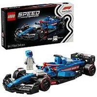 LEGO Speed Champions Visa Cash App RB VCARB 01 F1 Car Model Set for Adults, with a Collectible Driver Minifigure - Gift Idea for Men, Women & Teenage Motorsports Fans 77246