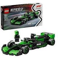 LEGO Speed Champions KICK Sauber F1 Team C44 Race Car Toy with a Collectible Formula 1 Driver Minifigure - Model Kits for 10+ Year Old Boys & Girls or Adult Motorsport Fans 77247