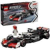 LEGO Speed Champions MoneyGram Haas F1 Team VF-24 Race Car Toy with a Collectible Formula 1 Driver Minifigure - Model Kits for 10+ Year Old Boys & Girls or Adult Motorsport Fans 77250