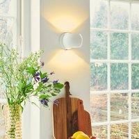 Nordlux Belir wall light up/down with a plug, white