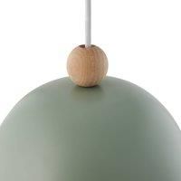 Nordlux Gaston pendant light, metal lampshade, green