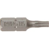 Irwin 10504352 Torx T15 x 25mm Screwdriver Bits (10 Pieces)