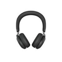 Jabra Evolve2 75 Wireless PC Headset with 8-Microphone Technology - Dual Foam Stereo Headphones with Advanced Active Noise Cancellation, USB-A Bluetooth Adapter and MS Teams-compatibility - Black