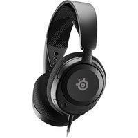 SteelSeries Arctis Nova 1 — Multi-System Gaming Headset — Hi-Fi Drivers — 360° Spatial Audio — AirWeave Memory Foam Ear Cushions — Ultra Lightweight — PC, PS5, PS4, Switch, Xbox - Black