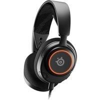 SteelSeries Arctis Nova 3 Multi-System Gaming Headset — Hi-Fi Drivers — 360° Spatial Audio — RGB Lights — AirWeave Memory Foam Earcups — Super Lightweight — ClearCast Gen 2 Mic — PC, PS5, PS4, Switch