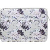 KEEP KE-PC15-SSF 15.6" Laptop Sleeve - Silver Flower, Silver/Grey,Patterned