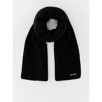 Men's Jack & Jones DNA Knitted Scarf Black