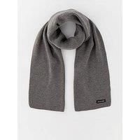 Jack & Jones Men/'s Jacdna Knit Noos Scarf, Grey (Grey Melange Grey Melange), One Size UK