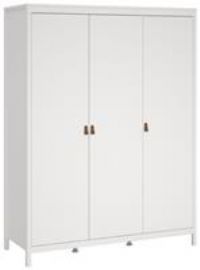 Madrid Wardrobe With 3 Doors In White