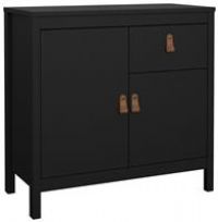 Madrid 2 Door Sideboard with Drawer, black