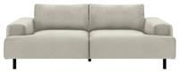 Habitat Julien 3 Seater Velvet Sofa - Natural