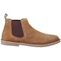 JACK & JONES Men/'s JFWBRAVO Suede Chelsea Boot, Cognac, 11 UK