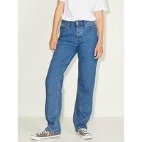 Jjxx Seoul Mid Rise Straight Leg Jean - Mid Blue