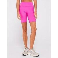 Girlfriend Collective Women'S Training Compressive High-Rise Bike Shorts - Pink