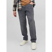 JACK & JONES Men/'s Jjimike Jjoriginal Sq 270 Noos Pls Jeans, Black Denim, 46W x 32L