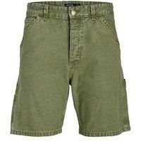 JACK & JONES Men/'s Jjitony Jjcarpenter Shorts Wi 050 Sn, Deep Lichen Green, XL