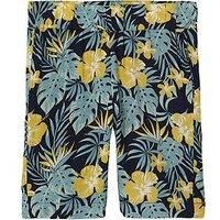 Name It Boys Tropical Print Co-Ord Shorts - Dark Sapphire Tropical