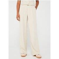 Something New Straight Leg Trouser - Cream