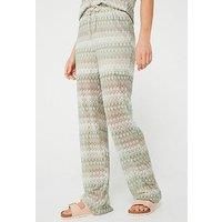 Vero Moda Stripe Trousers - Green