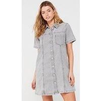 Jjxx A Line Denim Dress - Grey Denim