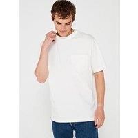 Only & Sons Relaxed Fit Backhit General Store Graphic Pocket T-Shirt - White