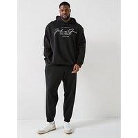 Jack & Jones Jack & Jones Plus Ferris Script Logo Sweat Tracksuit