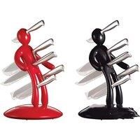 Human Shaped Stainless Steel Knife Holder - 2 Colours