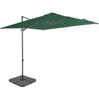 Outdoor Umbrella with Portable Base Green