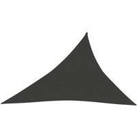 Sunshade Sail 160 g/m Anthracite 3x4x5 m HDPE