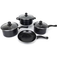 4-Piece Non-Stick Carbon Steel Cookware Set - Frying Pan And More!