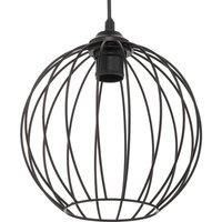 Helam Mercure Cluster Pendant Ceiling Light Black 40cm